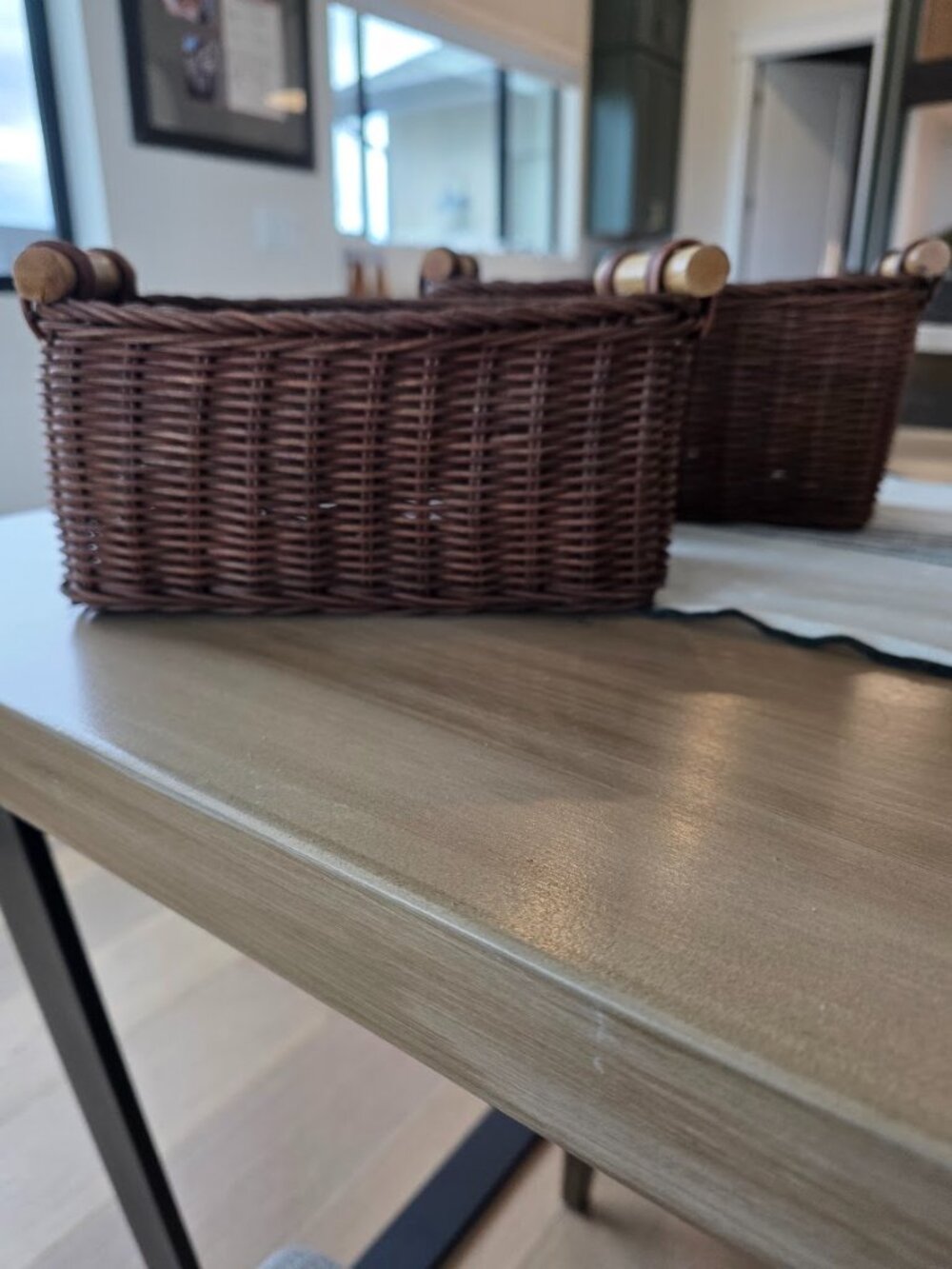 Handled Wicker Baskets - Picture 2 of 6